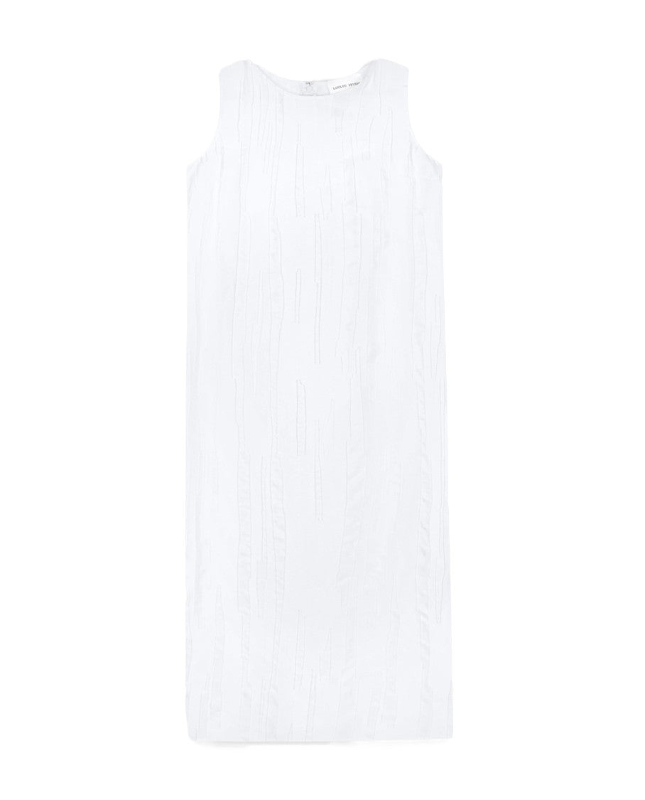 Loulou De Saison Sleeveless Dress With Textured Pattern