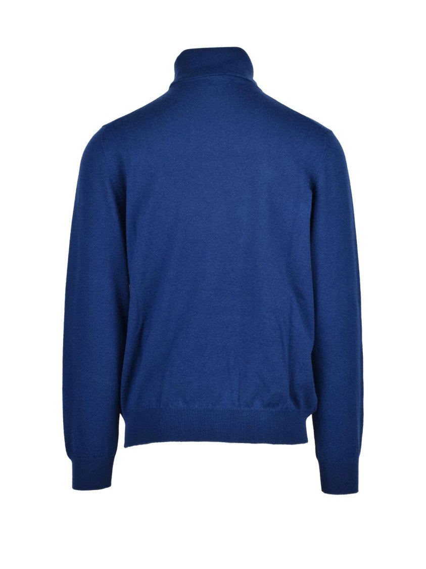 Alpha Studio Alpha Studio Cashmere Turtleneck Sweater With High Neck Design