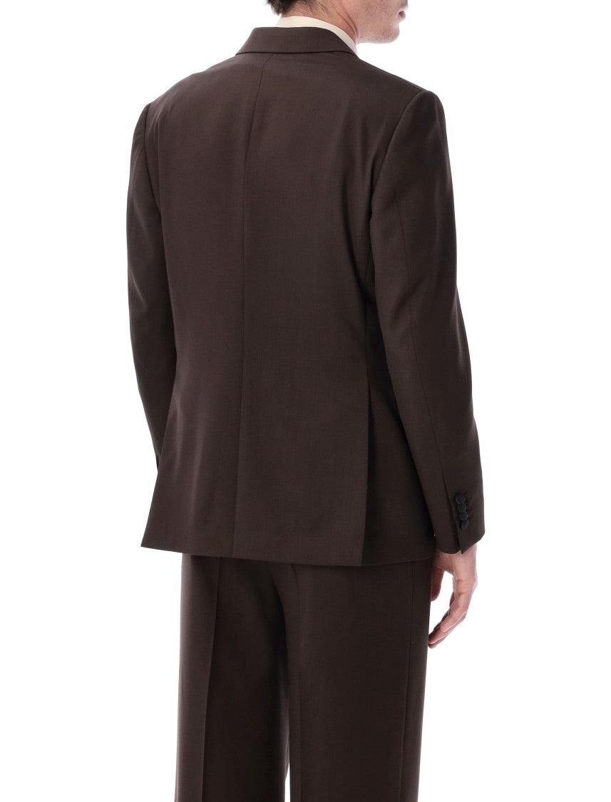 Lardini Soiree Lana Contrast Classic Smoking Jacket