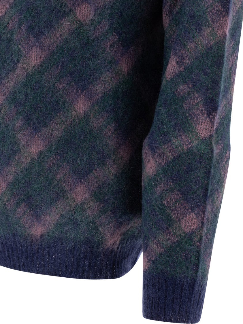 Beams Plus Shaggy Knit Polo Shirt