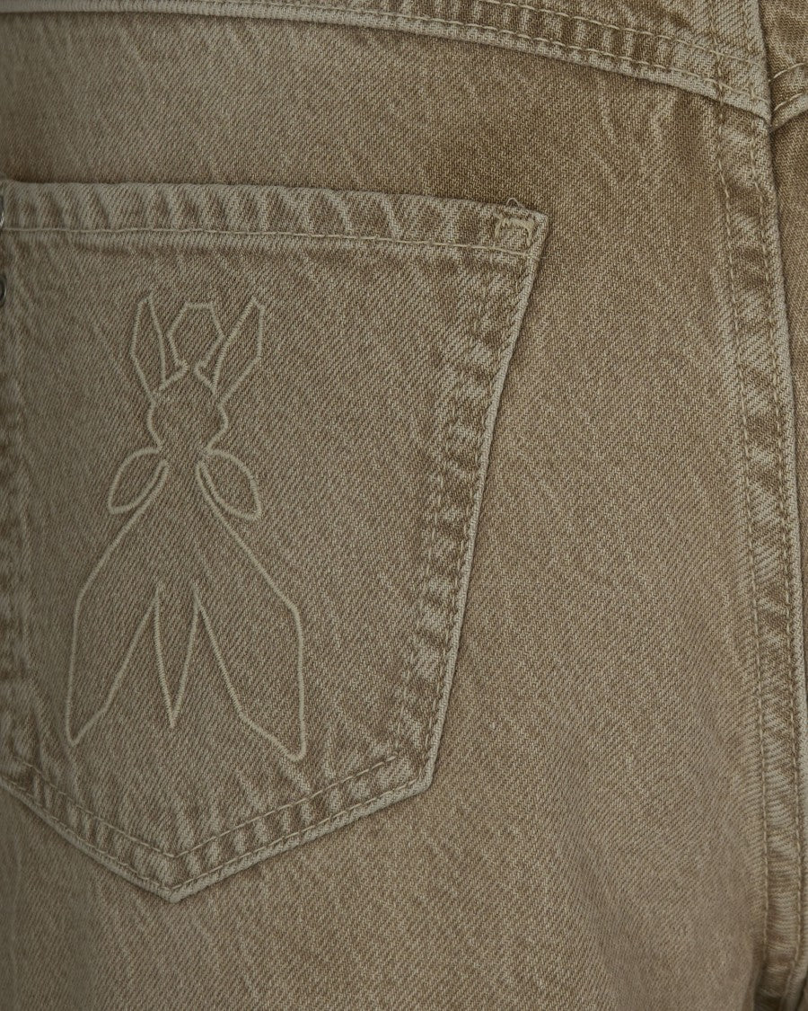 Patrizia Pepe Low-Rise Beige Jeans