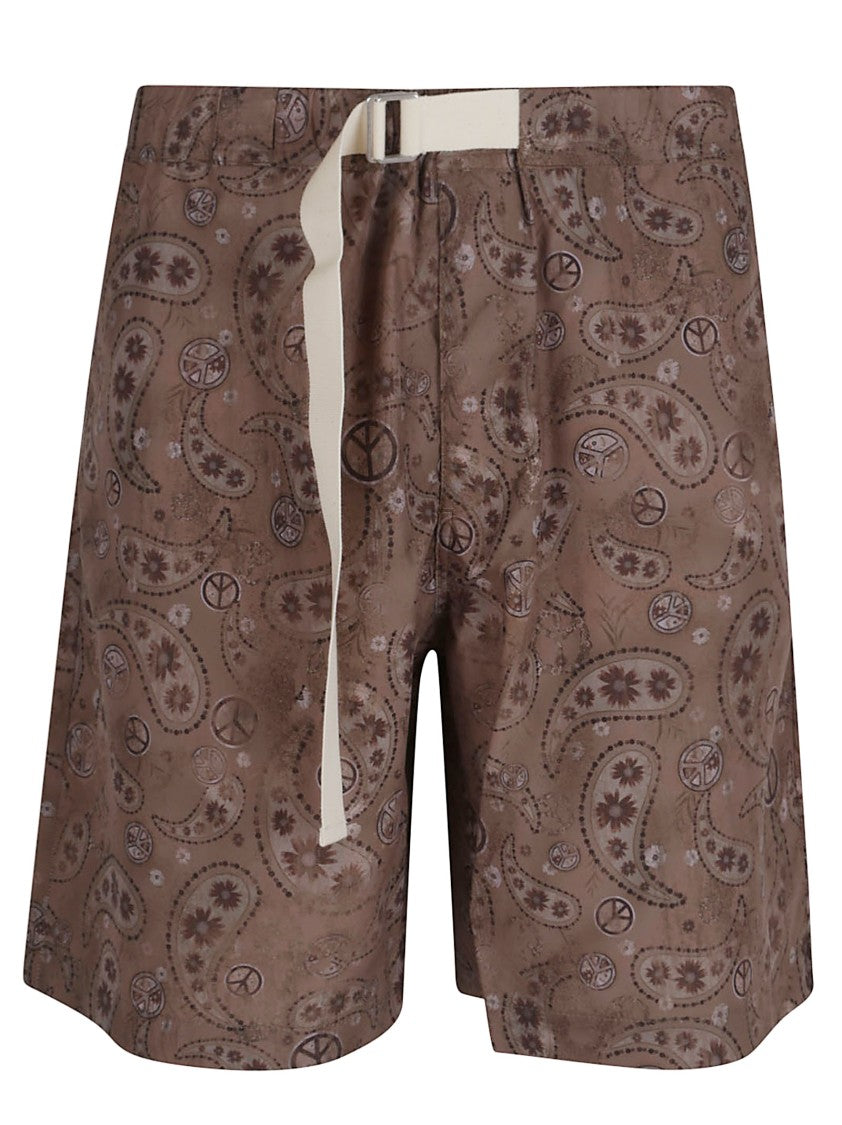 Emporio Armani Paisley Patterned Bermuda Shorts