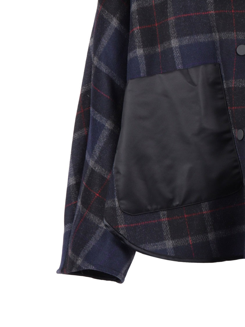 Shirt A Porter Tartan Cape Coat With Matching Scarf