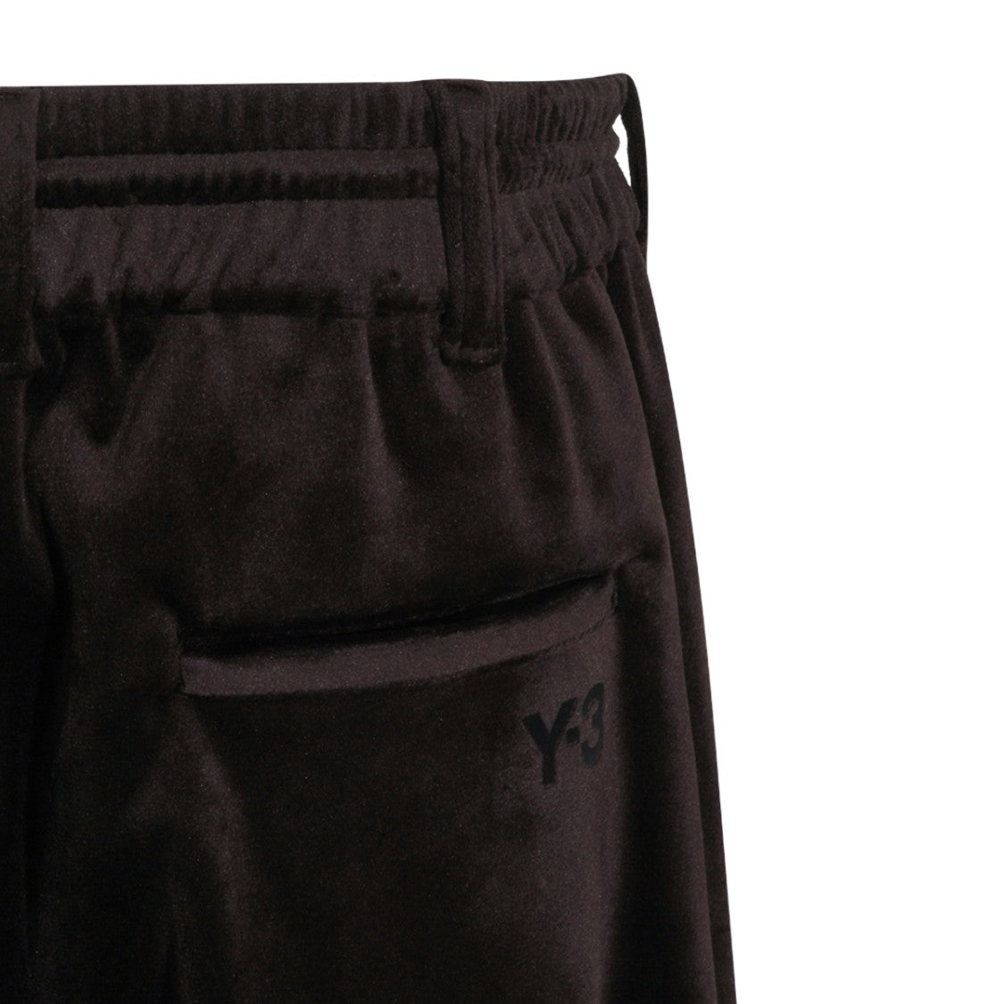 Y-3 Wide Leg Trousers With Elasticated Waistband And Minimalist Design