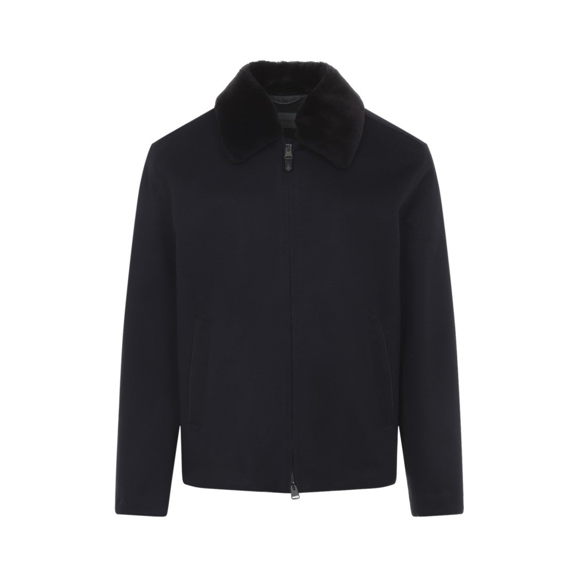 Canali Coach Navy Blue Cashmere Jacket