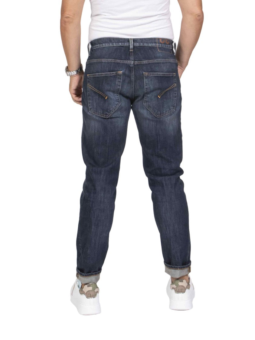 Dondup Brighton Dark Wash Slim Tapered Jeans