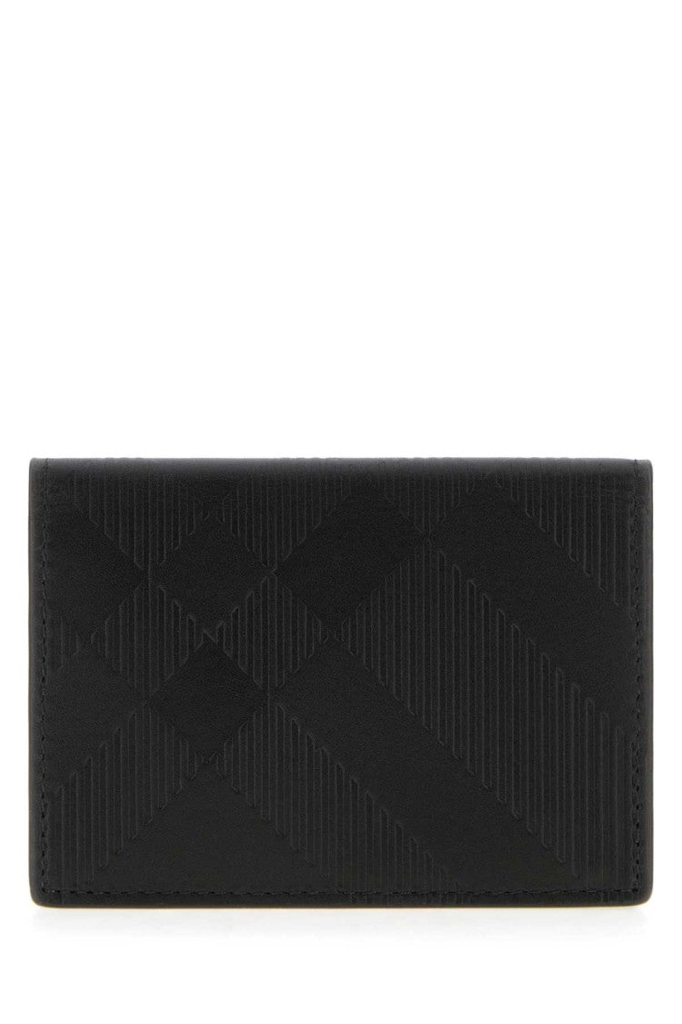 Burberry Black Leather Card Holder