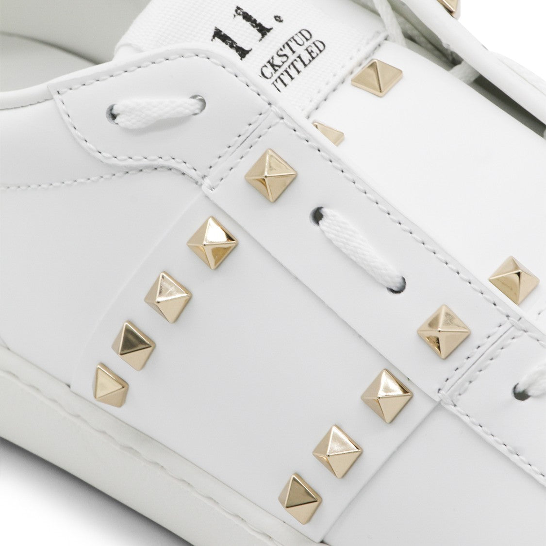 Valentino Garavani White Leather Low-Top Sneakers