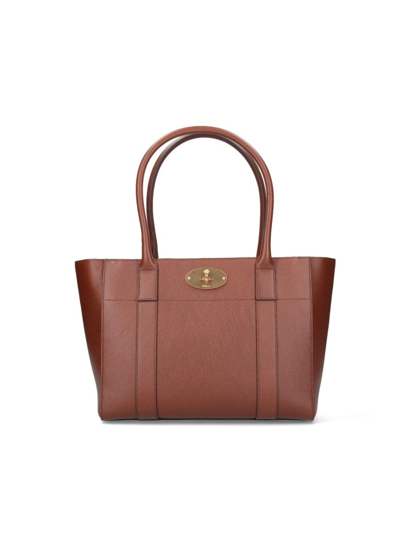 Mulberry Brown Bayswater 9 To 5 Hammered Leather Tote Bag
