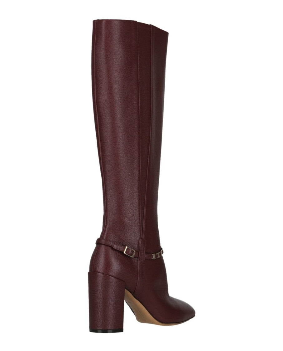 Ferragamo Triba Leather Knee-High Boots