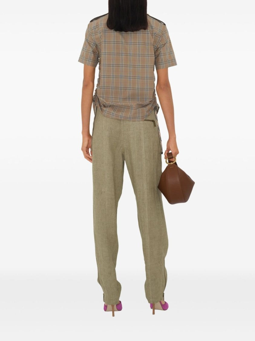 Burberry Checkered Cotton Shirt