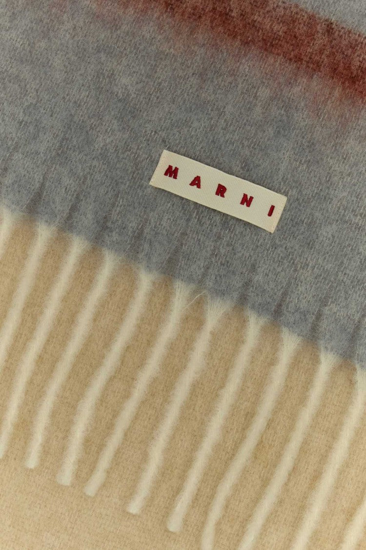 Marni Multicolor Mohair Blend Scarf