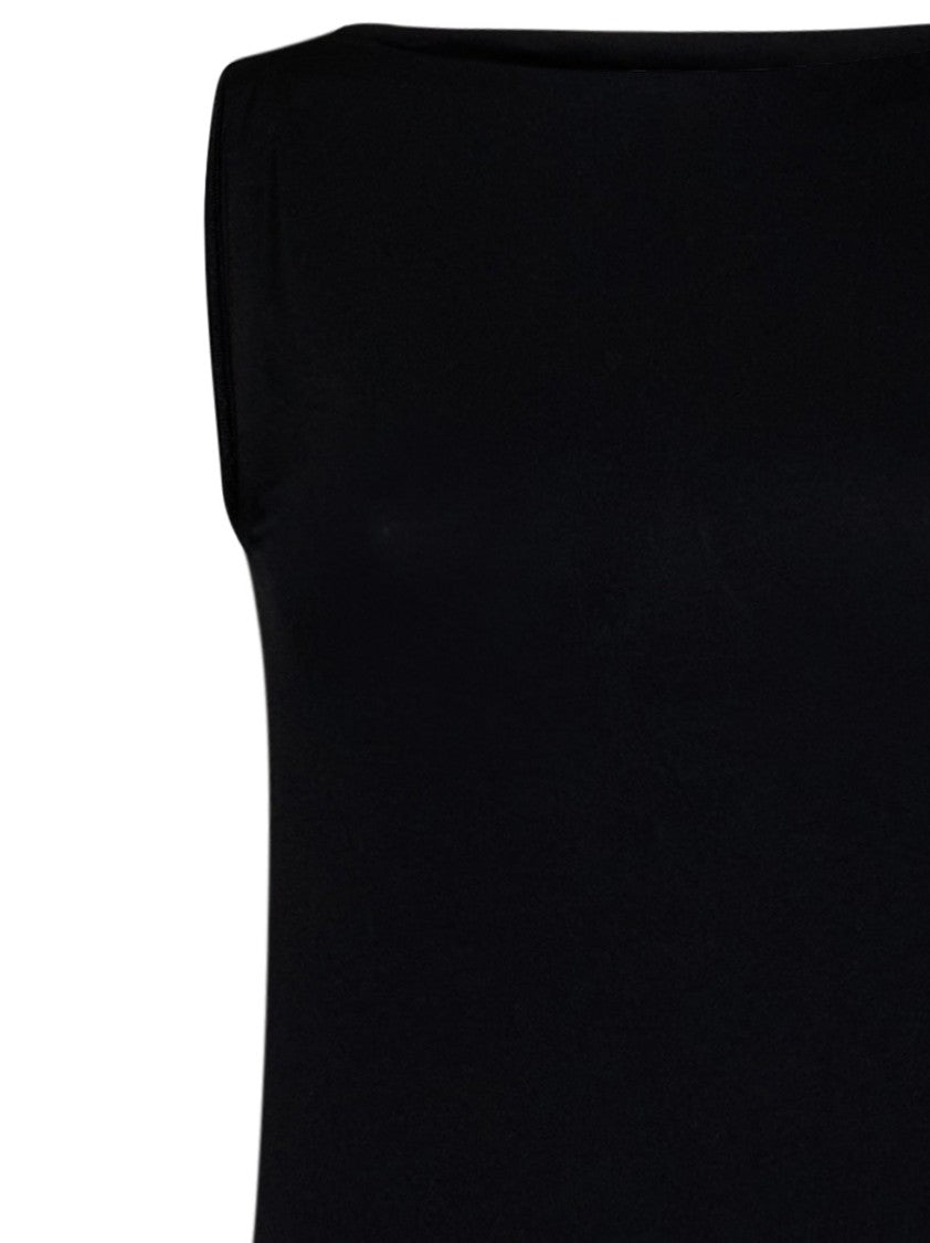 Wolford Sleeveless Black Top With Tailored Fit