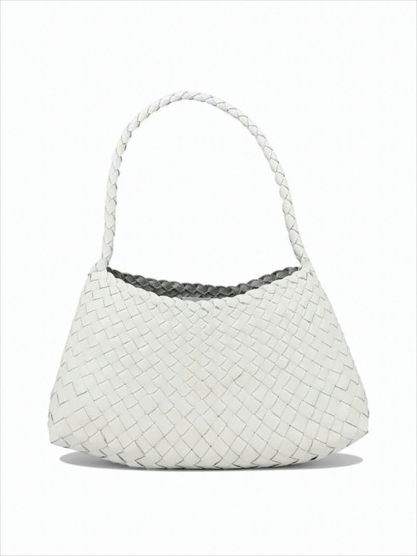 Dragon Diffusion Woven Buffalo Leather Shoulder Bag
