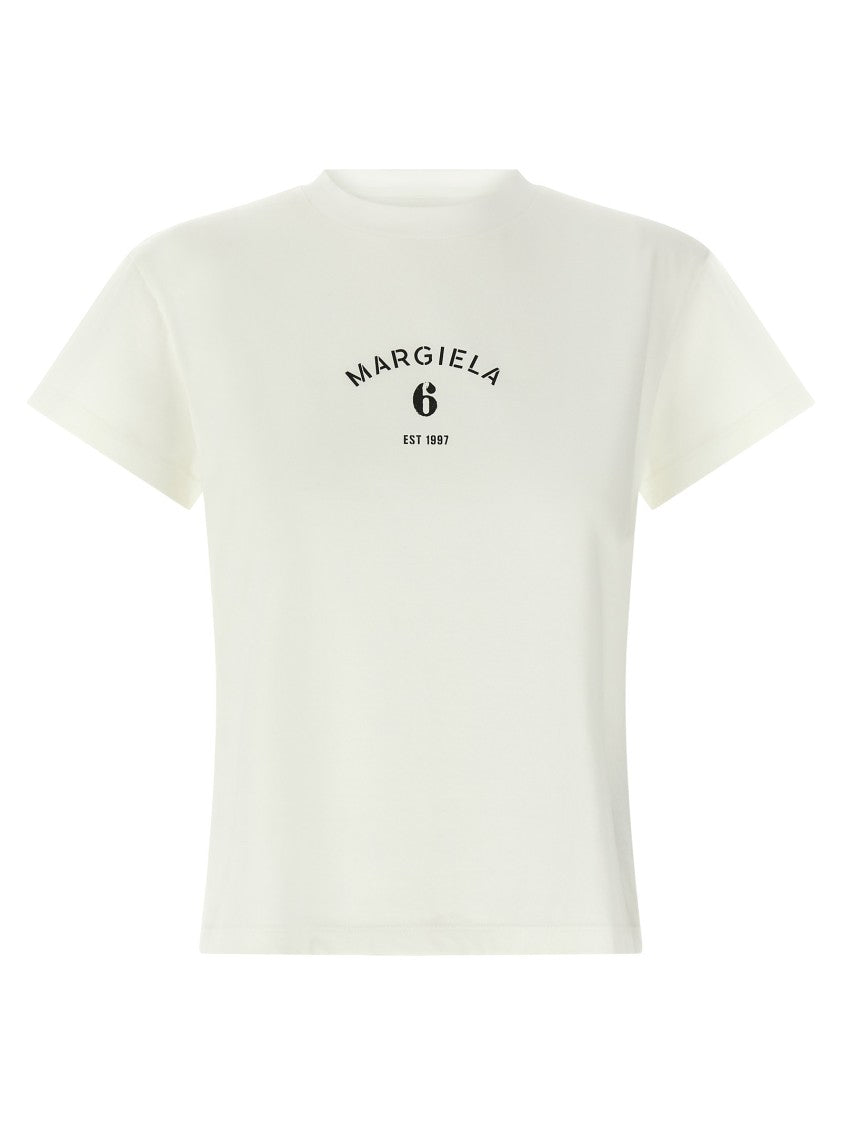 Mm6 By Maison Margiela Logo Print T-Shirt