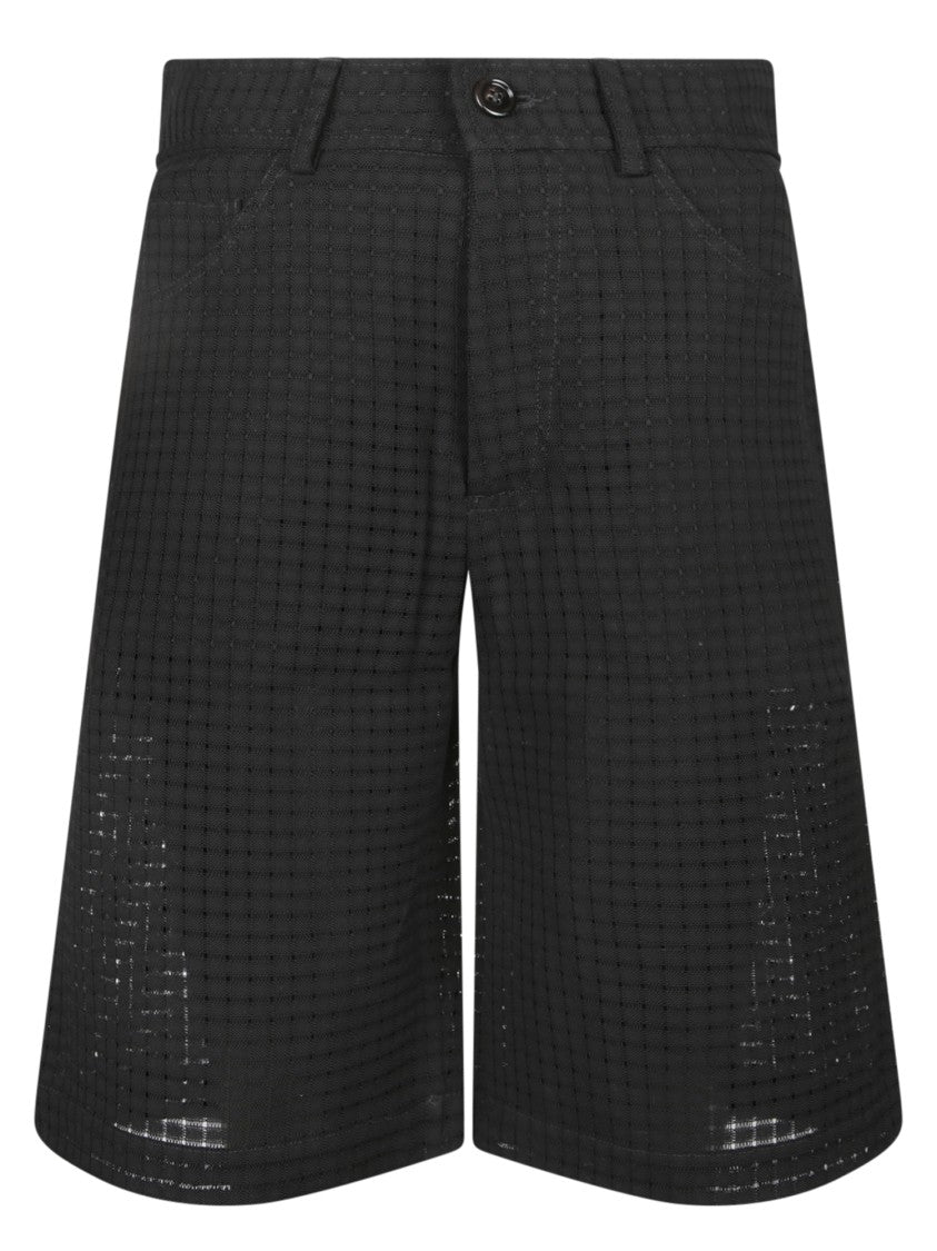 Séfr Black Structured Shorts