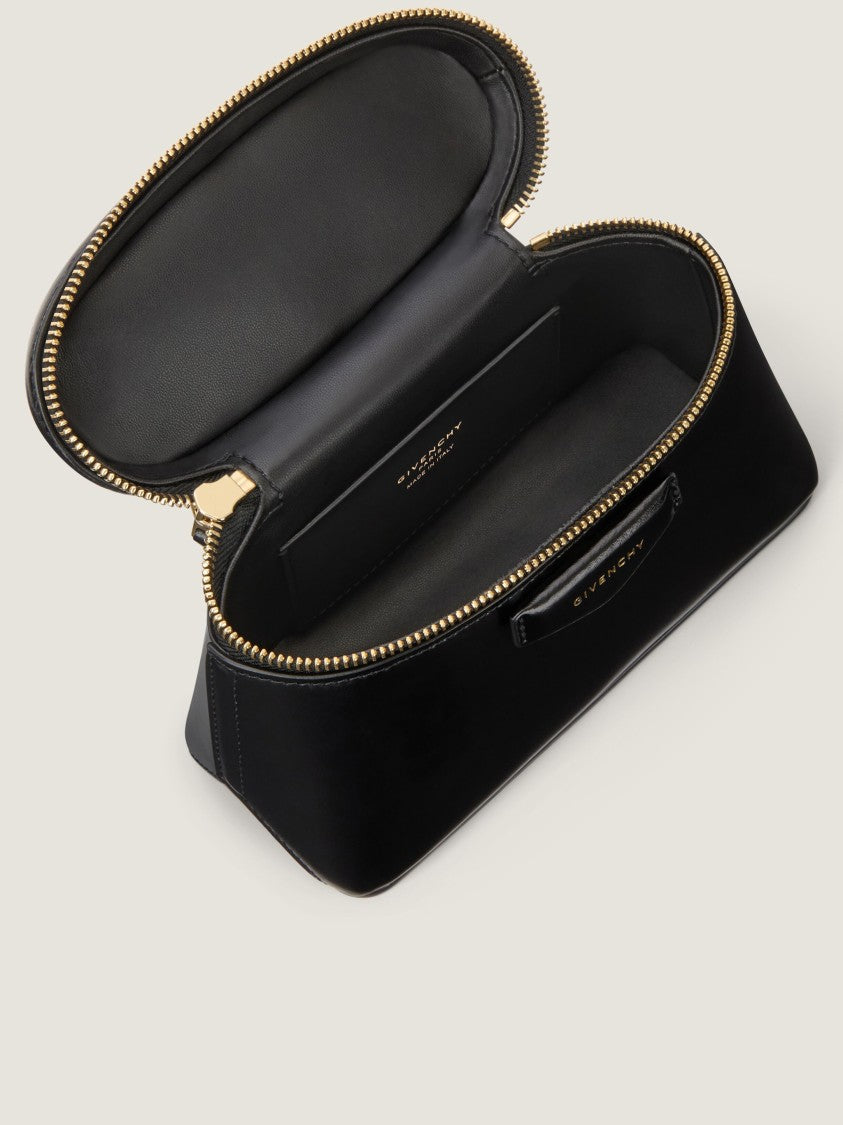 Givenchy Structured Calf Leather Shoulder Bag With Chain Strap