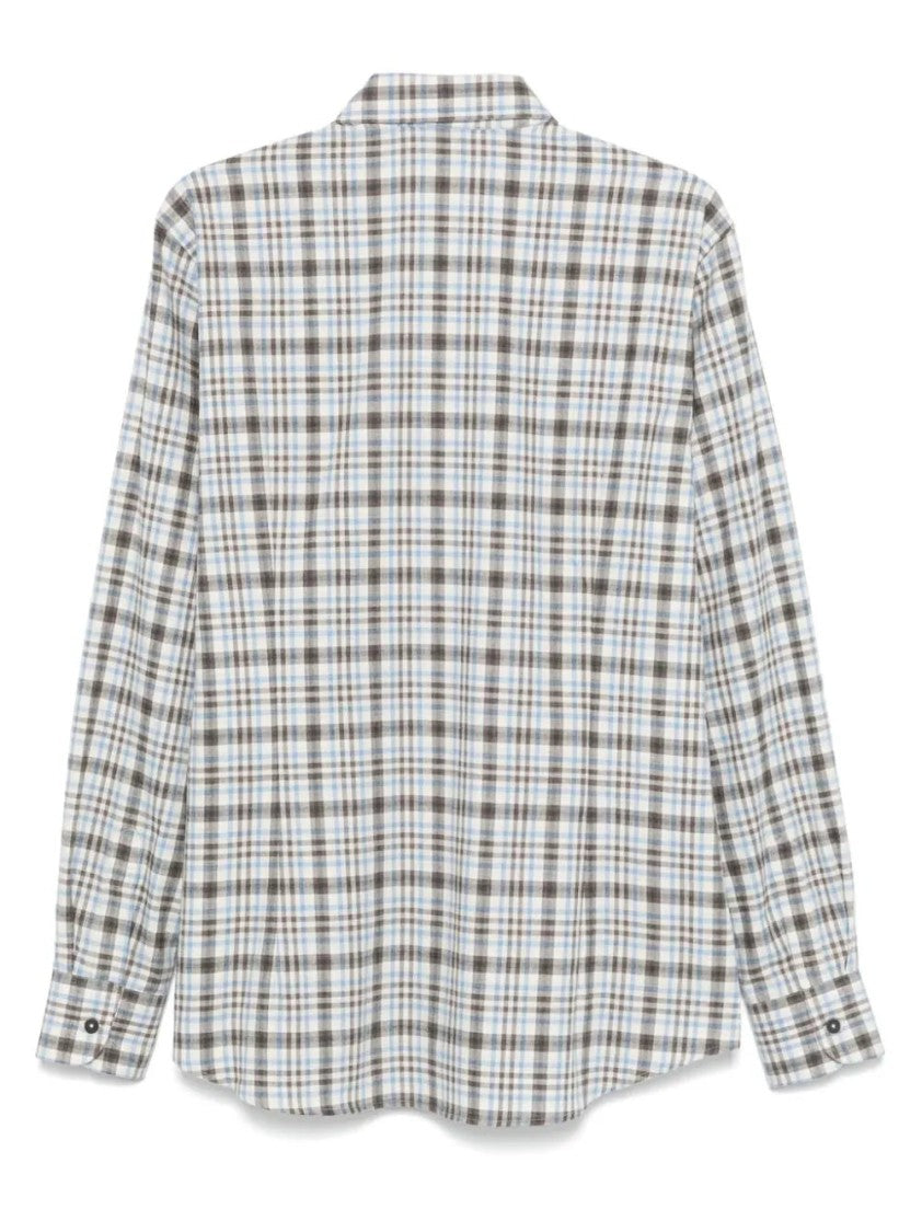 Peserico Checked Pattern Shirt