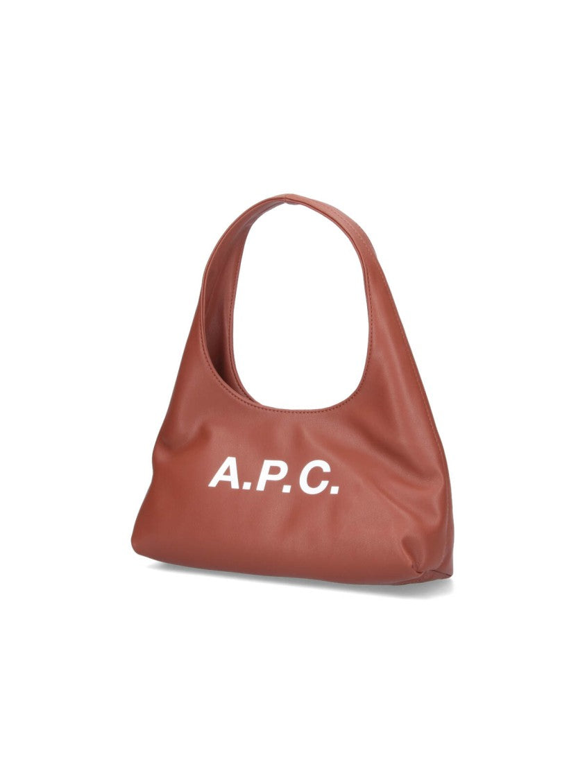 A.P.C. Brown Baby Ninon Shoulder Bag