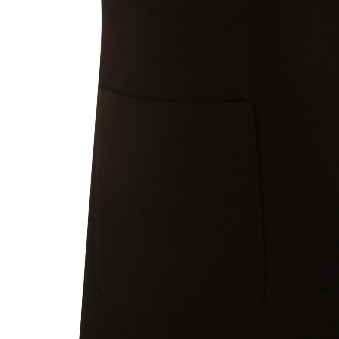 Valentino Black Silhouette Dress With Leopard Print Accents