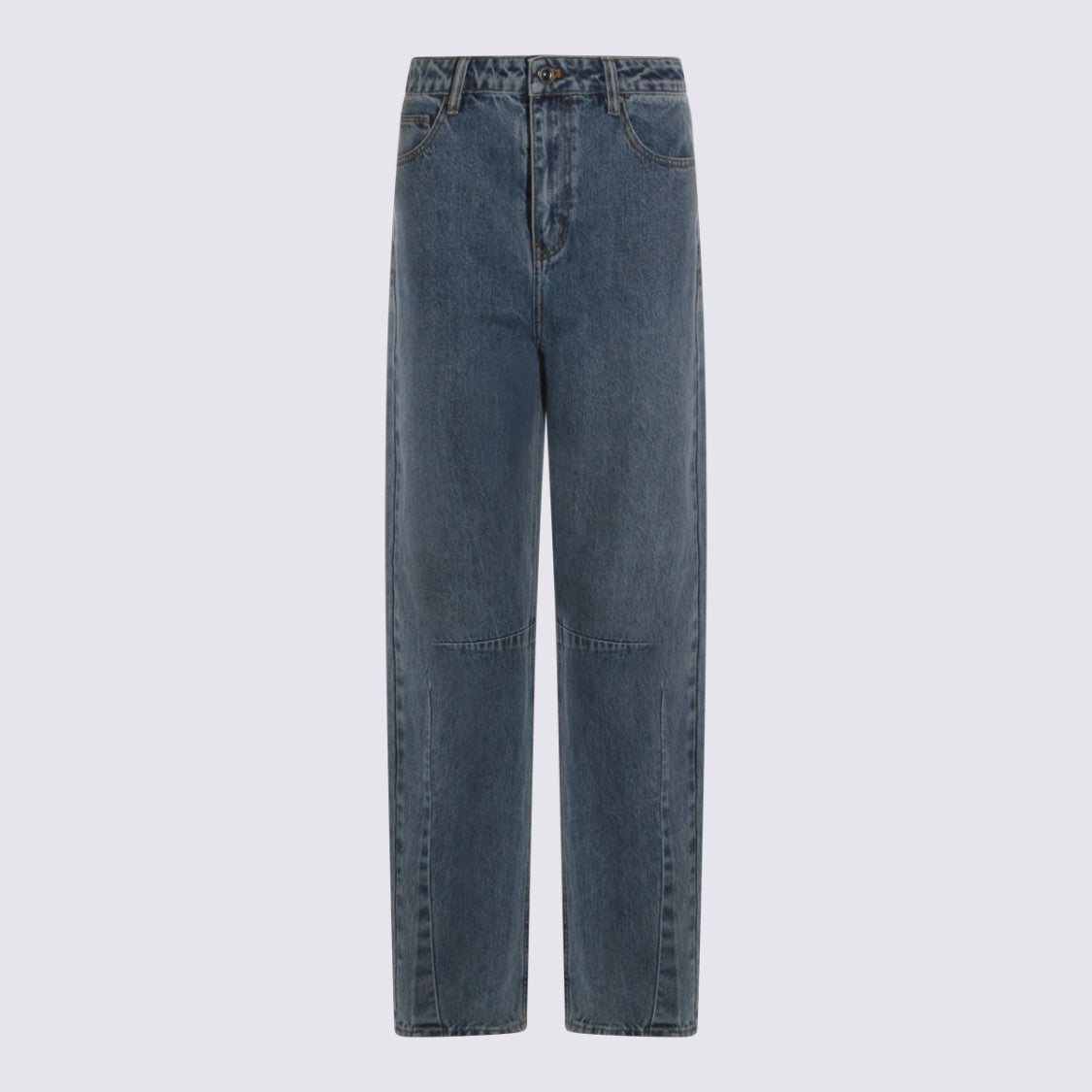 Self-Portrait Blue Cotton Jeans