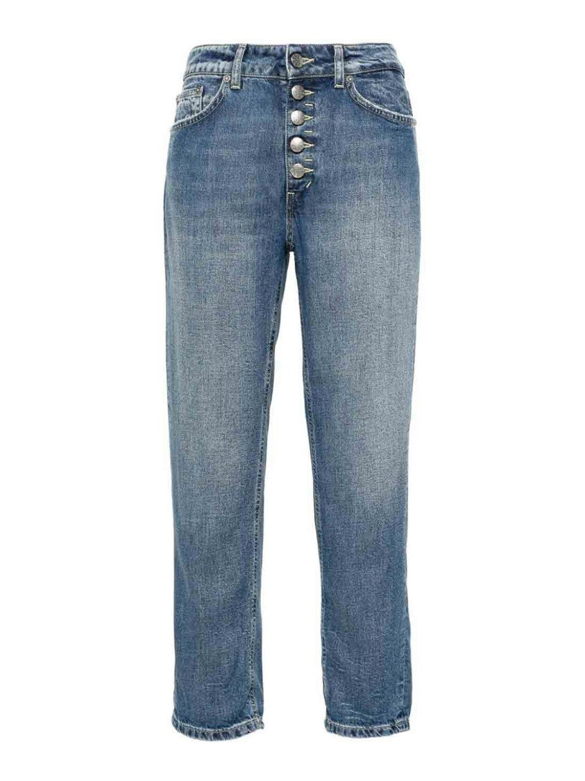 Dondup Mid-Rise Jeans With Button Fly