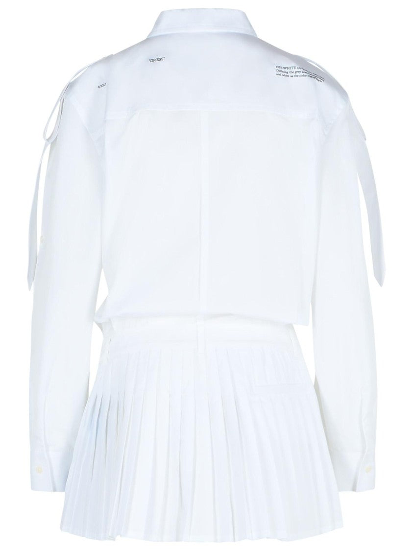Off-White Savana White Cotton Dress