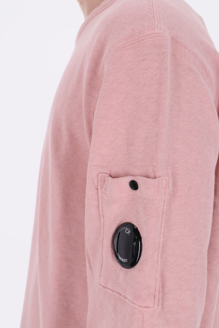 C.P. Company Malfilè Cotton Crewneck Sweatshirt