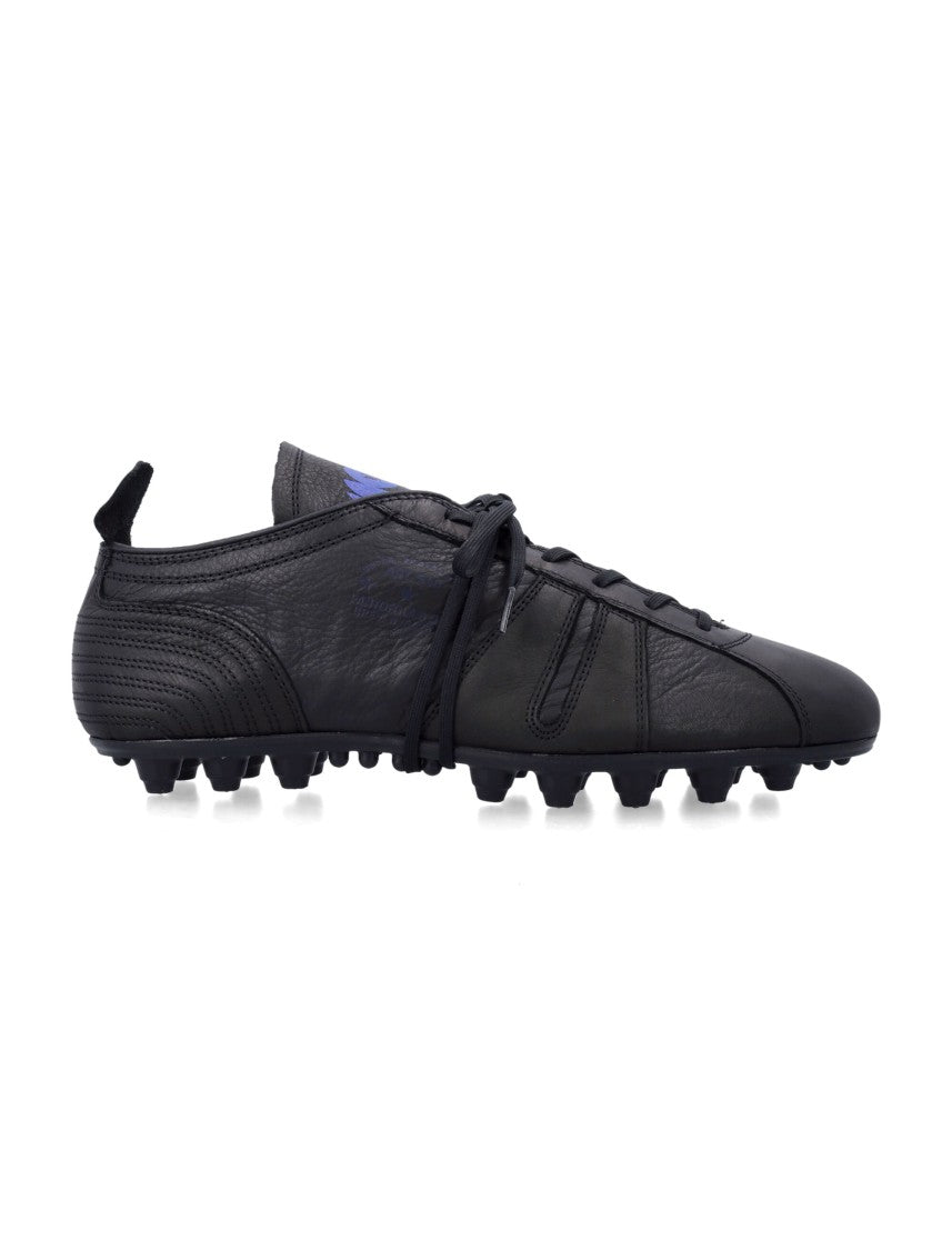 Pantofola D'oro 540 Football Inspired Black Leather Sneakers