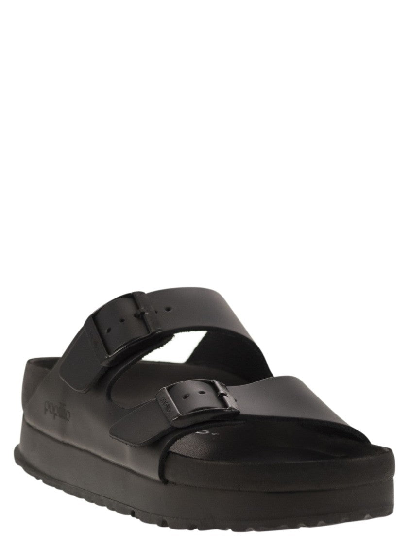 Birkenstock Arizona Platform - Slipper With Leather Buckles