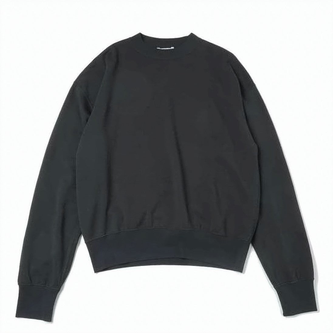 Auralee Long-Sleeve Black Tee With Minimalist Design