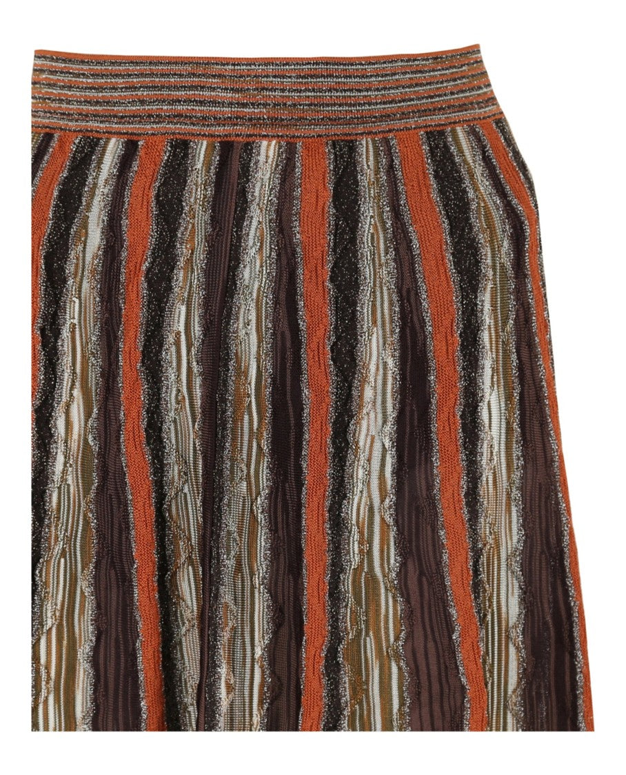 M Missoni Striped Pattern Mini Skirt