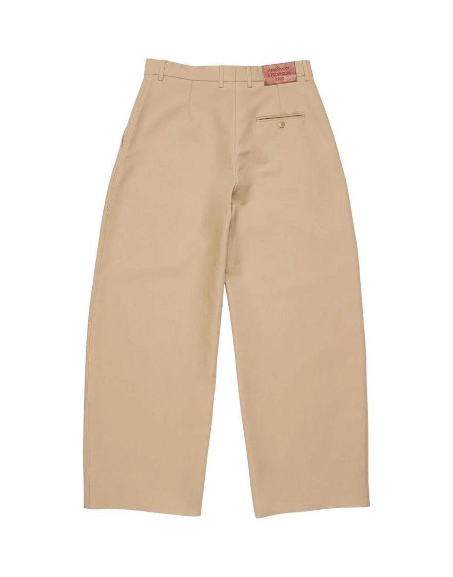 Acne Studios Beige Cotton Casual Pants