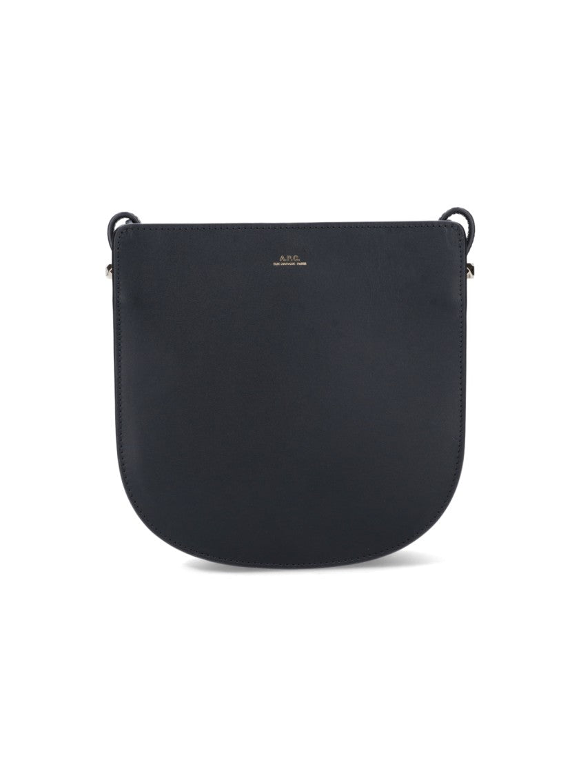 A.P.C. "Genève" Crossbody Bag – Black