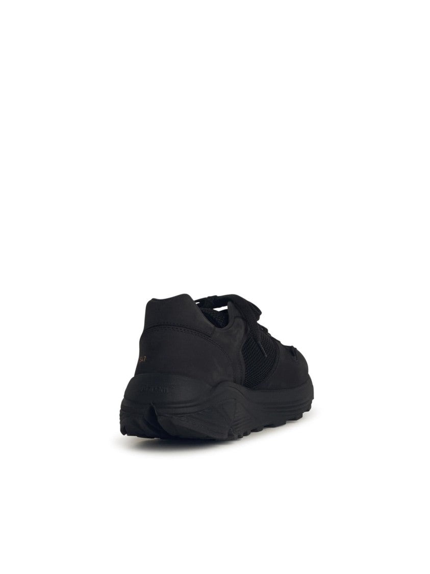 Common Projects Runner' Black Leather Blend Sneakers