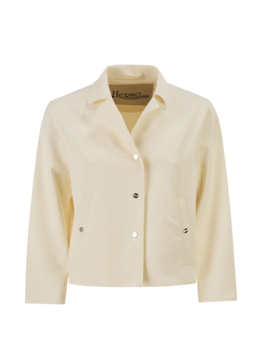Herno Lapel Collar Three-Quarter Sleeve Jacket