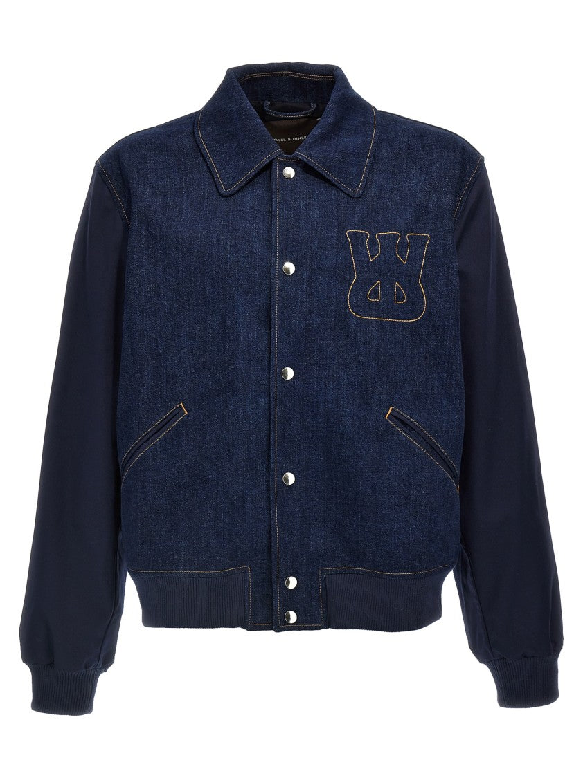 Wales Bonner 'The Echo Denim Varsity' Jacket