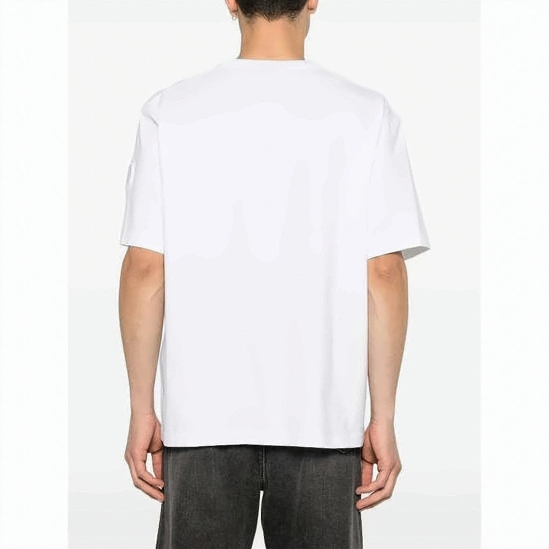 Canada Goose Classic Crew Neck White T-Shirt With Subtle Sleeve Patch