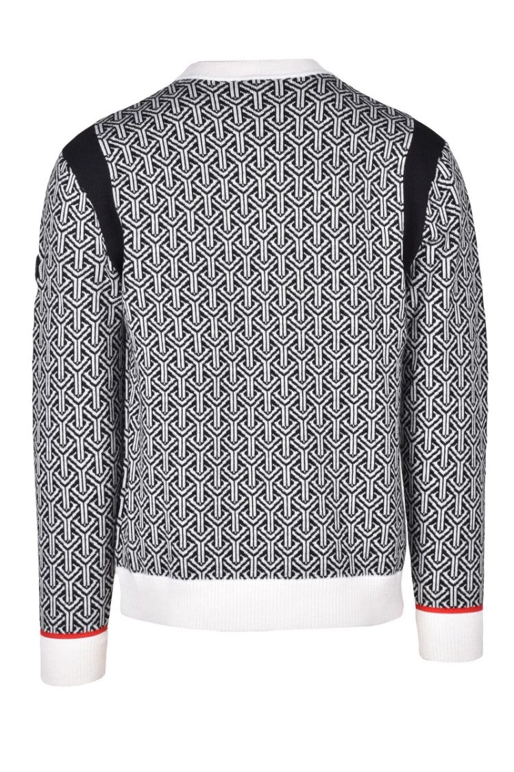 Bogner Crewneck Sweater - Black/White
