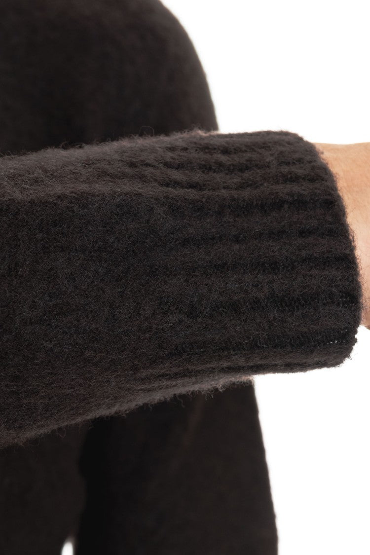 Drumohr Brushed Wool Garzata Crewneck Sweater