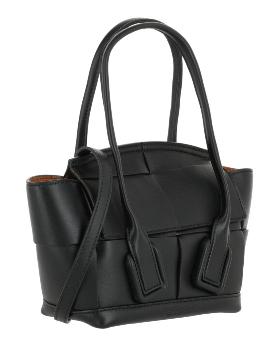 Bottega Veneta Arco 33 Mini Grainy Leather Top-Handle Bag