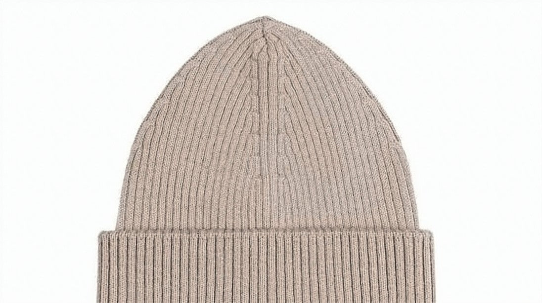 Our Legacy Ribbed Wool Beanie With Folded Cuff
