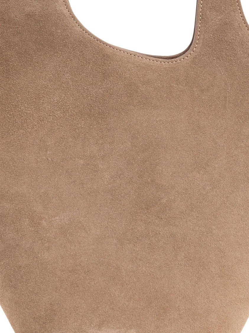 The Attico Suede La Scoop Medium Silhouette Tote Bag