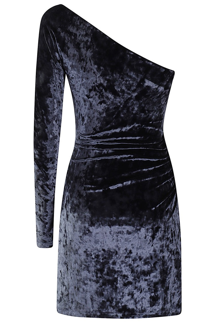 House Of Amen Velvet Dress With Buckle