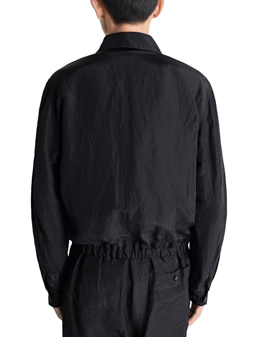 Lemaire Minimalist Short Blouson Jacket With Tailored Fit