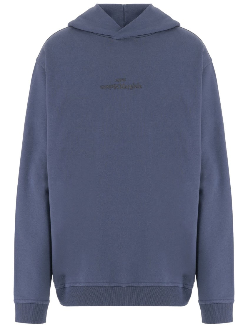 Maison Margiela Cotton Sweatshirt With Subtle Embroidered Logo