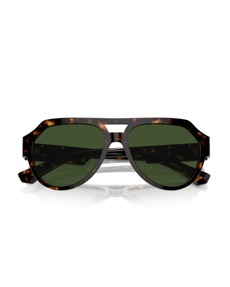 Dolce & Gabbana Shiny Havana Frame Sunglasses