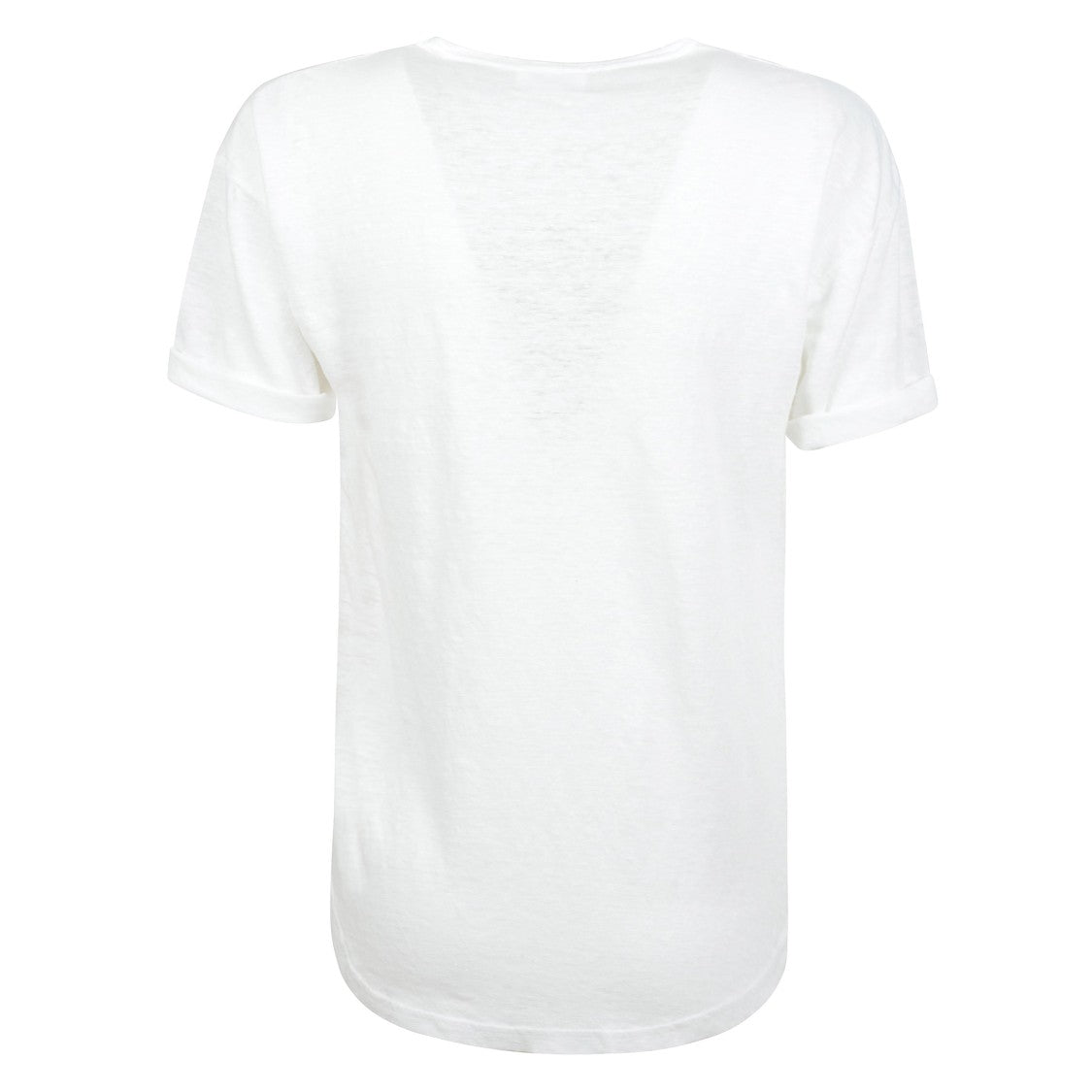 Isabel Marant Étoile Linen Logo Short-Sleeve T-Shirt
