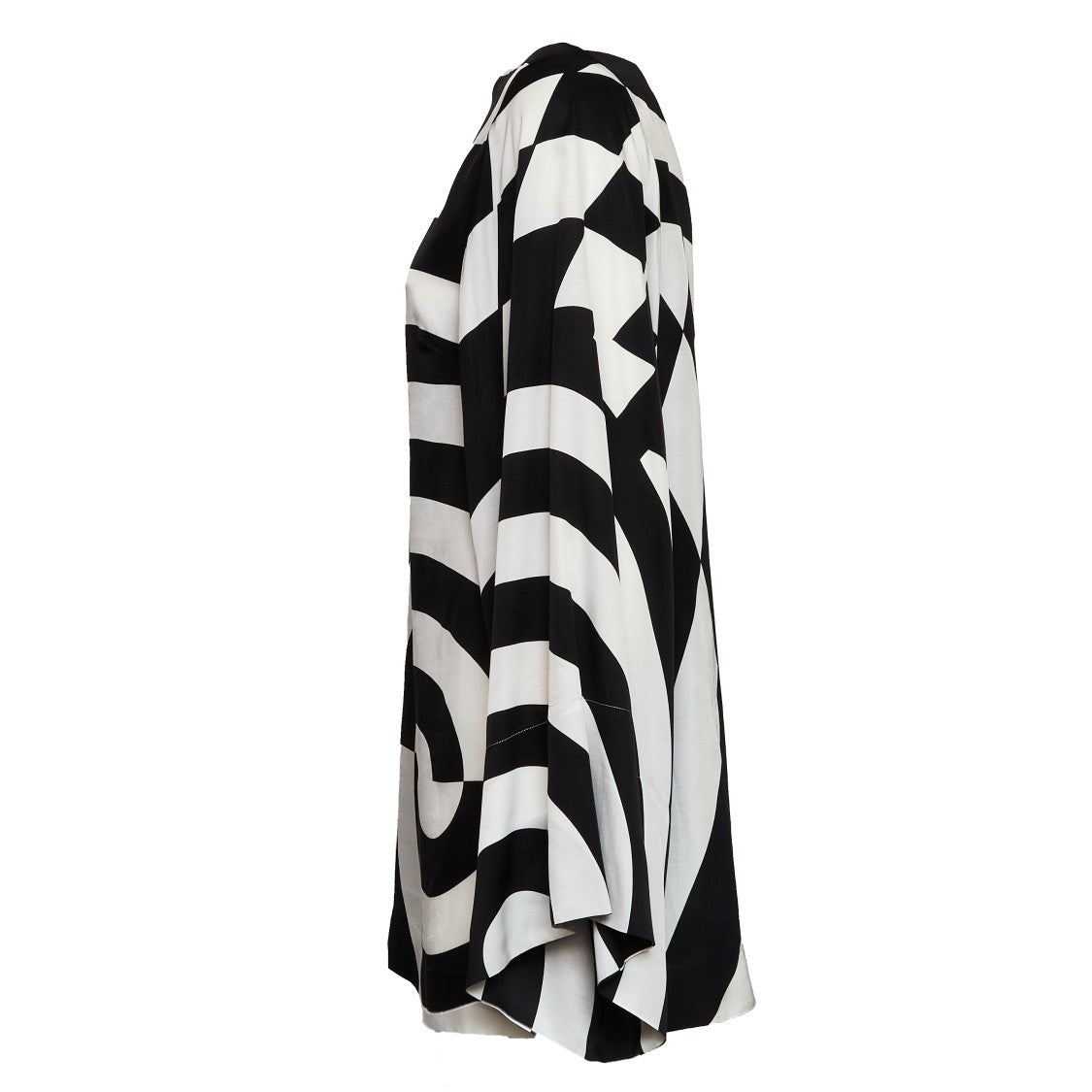 Dries Van Noten Charlie Geometric Print Boat Neck Top