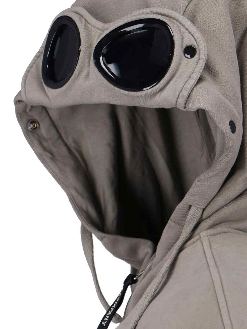 C.P. Company Logo Hoodie – Grey